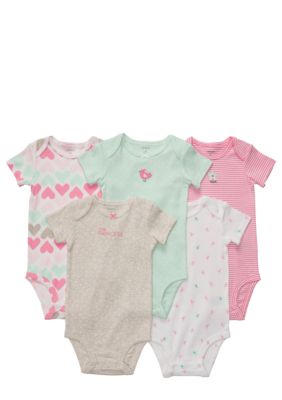 Carter's 5-Pack Soft Bodysuits