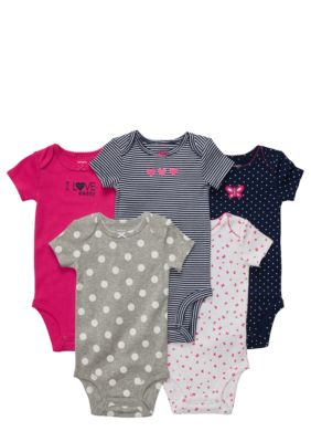 Carter's 5-Pack Soft Bodysuits