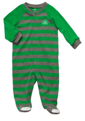 Carter's Striped St. Patrick's Day Sleep & Play