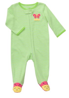 Carter's EDV Stripe Butterfly Sleep & Play