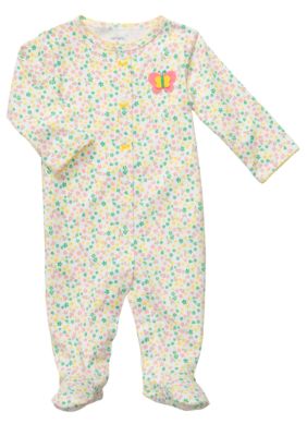 Carter's EDV Ditsy Floral Butterfly Sleep & Play