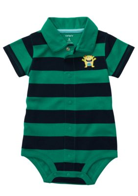 Carter's Monster Polo  Bodysuit