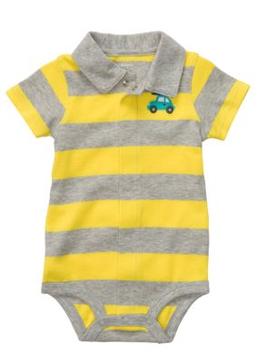Carter's Stripe Polo Bodysuit