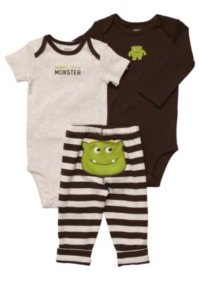 Carter's EDV Monster 3-Piece Bodysuit Set
