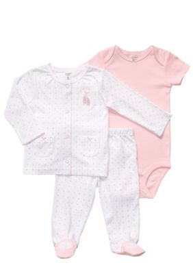 Carter's EDV Ballet 3-Piece Footie Set
