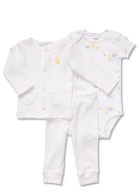 Carter's EDV Duck 3-Piece Cardigan Set