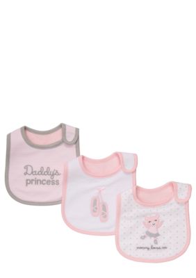 Carter's EDV 3-Pack Ballet Bib