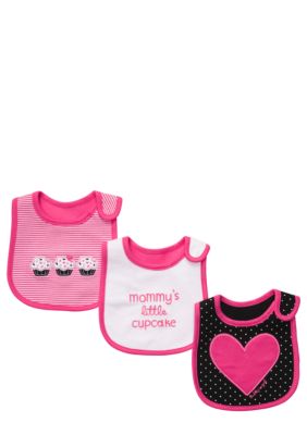 Carter's EDV 3-Pack Cupcake Bib