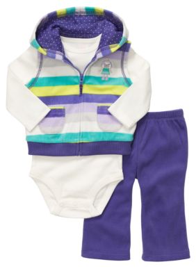 Carter's Micro Fleece Bear Pant Set