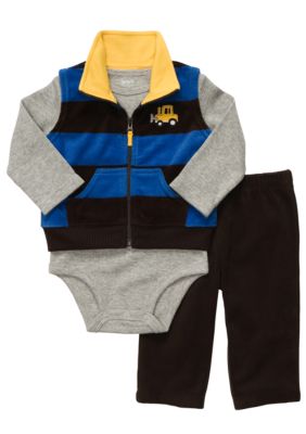 Carter's Stripe Cardigan Pant Set