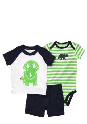 Carter's 3-Piece Dinosaur Short Set
