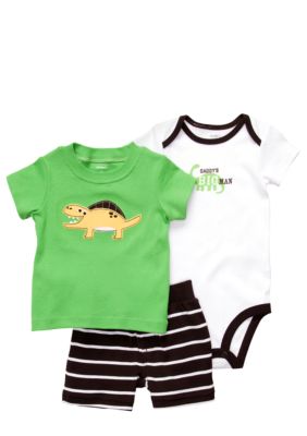 Carter's 3-Piece Dinosaur Diaper Cover Set