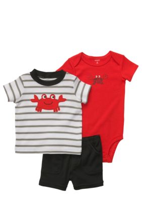 Carter's 3-Piece Crab Diaper Cover Set