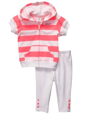 Carter's 2-Piece Whale Striped Cardigan Set