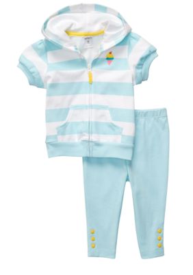 Carter's Ice Cream Striped 2-Piece Cardigan Set