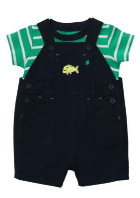 Carter's 2-Piece Striped Shortall Set