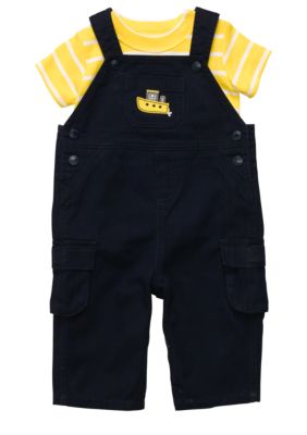 Carter's 2-Piece Tugboat Overall Set