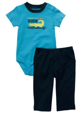 Carter's Alligator 2-Piece Bodysuit
