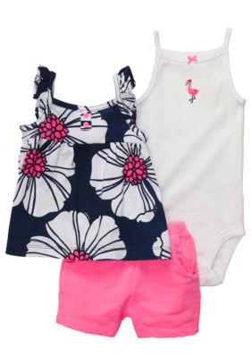 Carter's 3-Piece Floral Short Set