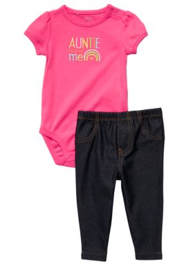 Carter's Rainbow Auntie Loves Me 2-Piece Bodysuit