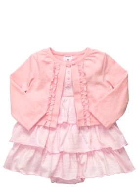 Carter's 2-Piece Striped Ruffle Dress Set