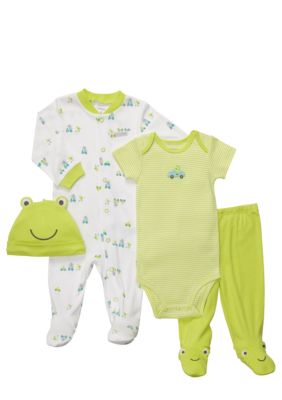 Carter's 4-Piece Frog Set