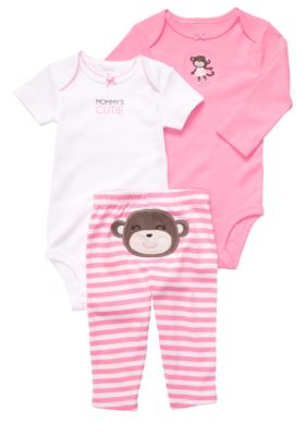 Carter's 3-Piece Monkey Pant Set