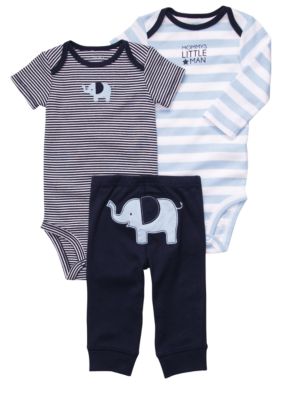 Carter's 3-Piece Elephant Pants Set