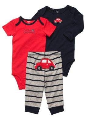 Carter's 3-Piece Car Bodysuit Set