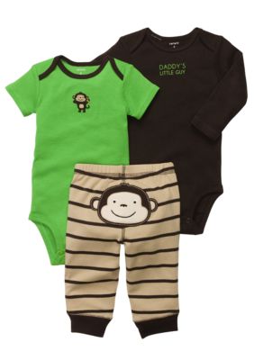 Carter's 3-Piece Monkey Pants Set