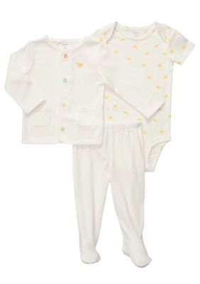 Carter's 3-Piece Footed Duck Set