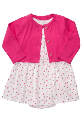 2-Piece Dress With Cardigan Set