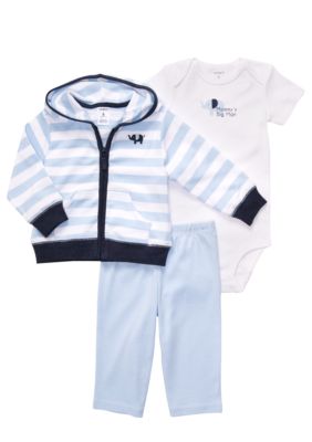 Carter's 3-Piece Elephant Cardigan Set