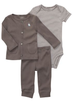 Carter's 3-Piece Dog Cardigan Set
