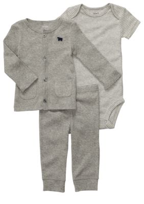 Carter's 3-Piece Bear Cardigan Set