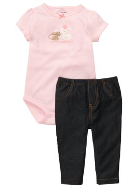 Carter's 2-Piece Mouse Bodysuit Set
