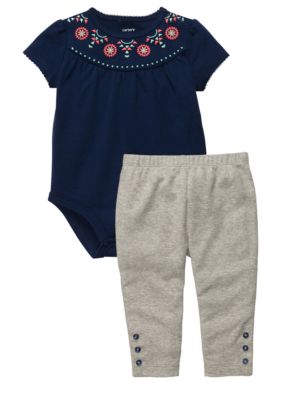 Carter's Bodysuit And Pant Set
