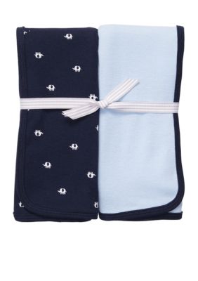 Carter's 2-Pack Elephant Print Swaddle Blankets