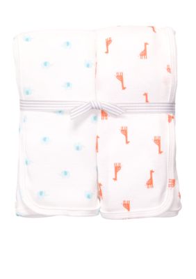 Carter's 2-Pack Ivory Swaddle Blankets