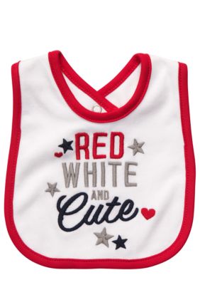 Carter's 'Red, White, and Cute' Bib