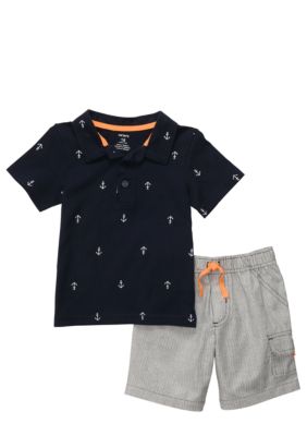 Carter's 2-Piece Navy Anchor Short Set