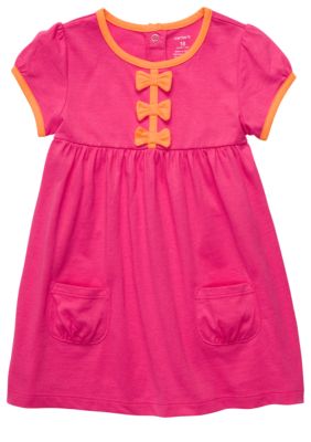 Carter's 2-Piece Pink Bow Dress Set