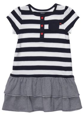 Carter's Stripe Dress Diaper Cover Set