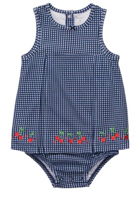 Carter's Embroidered Cherry Sunsuit