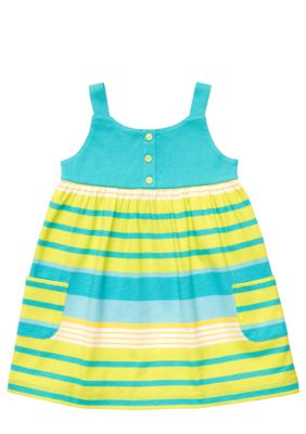 Carter's 2-Piece Turquoise Stripe Dress Set