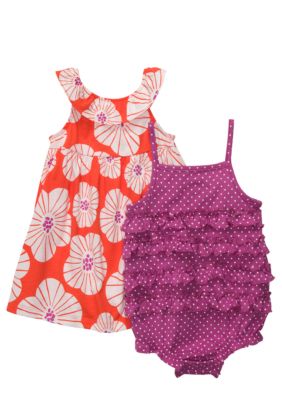 Carter's 2-Pack Sunsuit and Dress Set