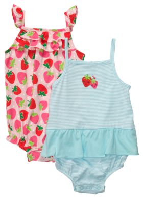 Carter's 2-Pack Strawberry Sunsuit