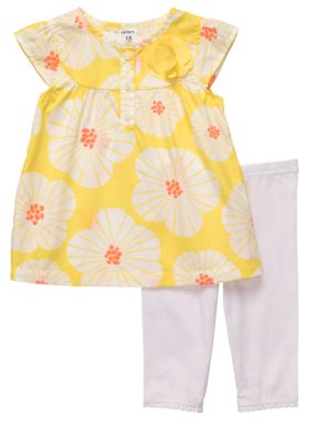 Carter's Graphic Floral Legging Set