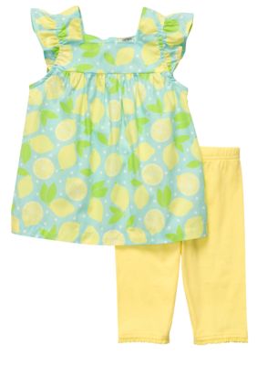 Carter's 2-Piece Lemon Capri Set