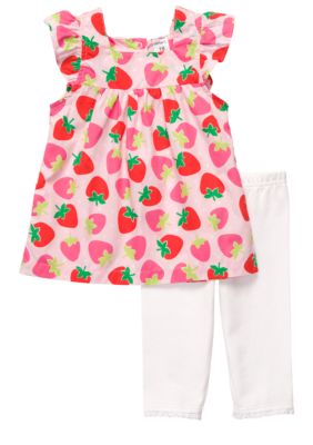 Carter's 2-Piece Strawberry Capri Set